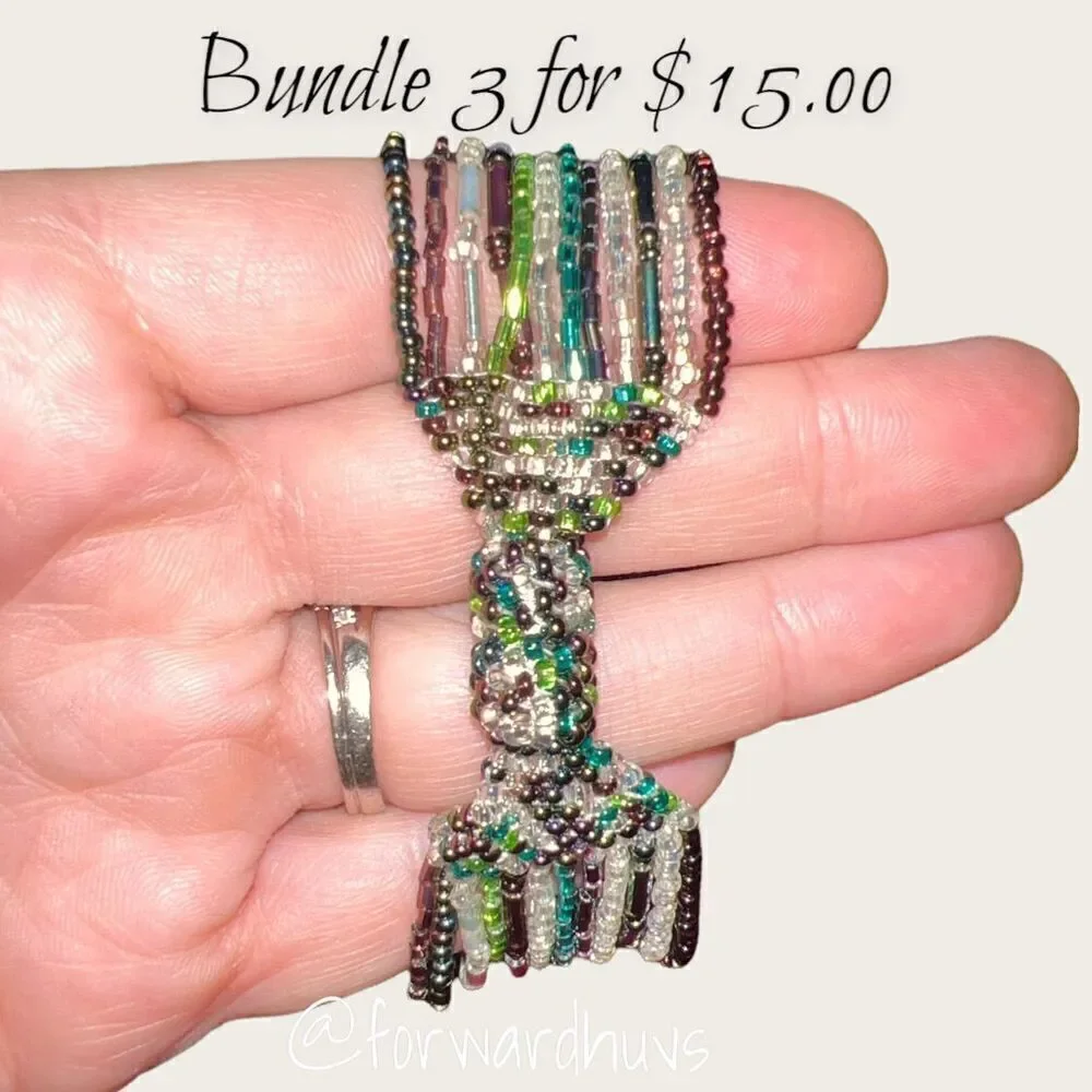 Bundle 3 for $15 Beaded Multi-strand Bracelet With Magnetic Closure READ